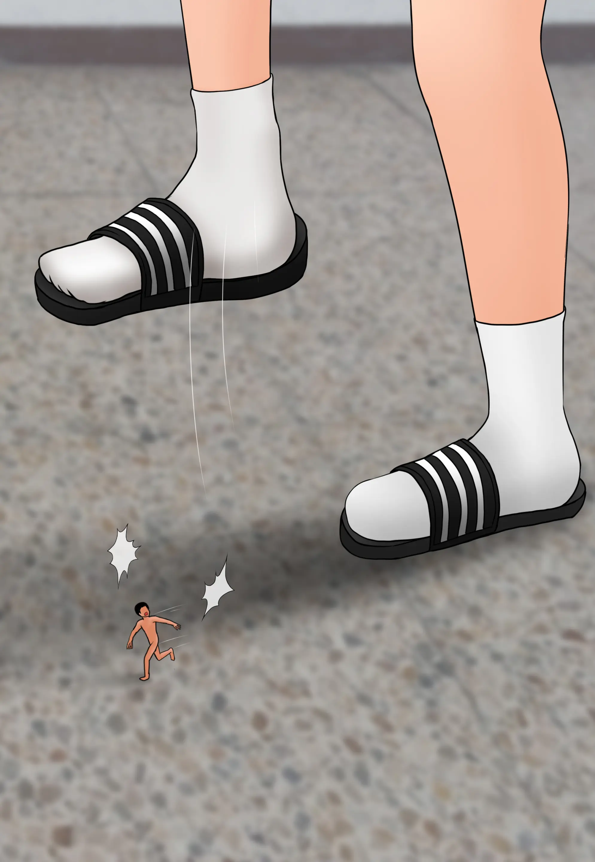 그냥 밟혀죽는 만화 Just Get Trampled To Death